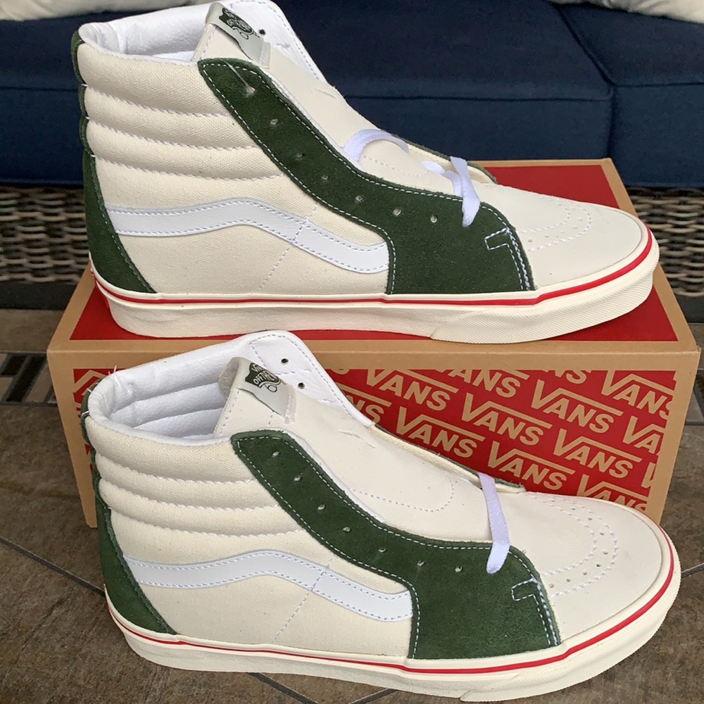 VANS WMNS SK8-HI RETRO SPORT MARSHMALLOW/BKOMBURG Sneakers - Picture 5 of 16